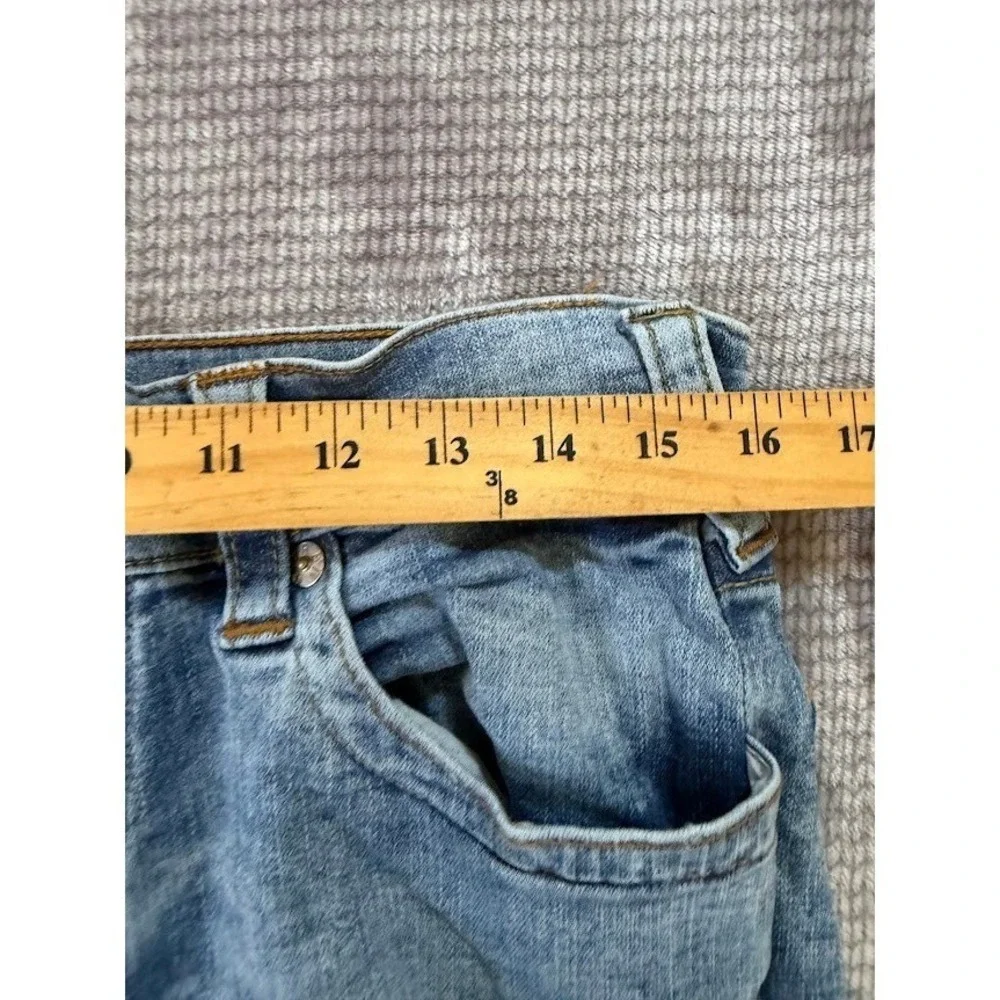 True‎ Religion Geno Relaxed Slim Light Wash Blue Denim Jeans Mens 32x28
